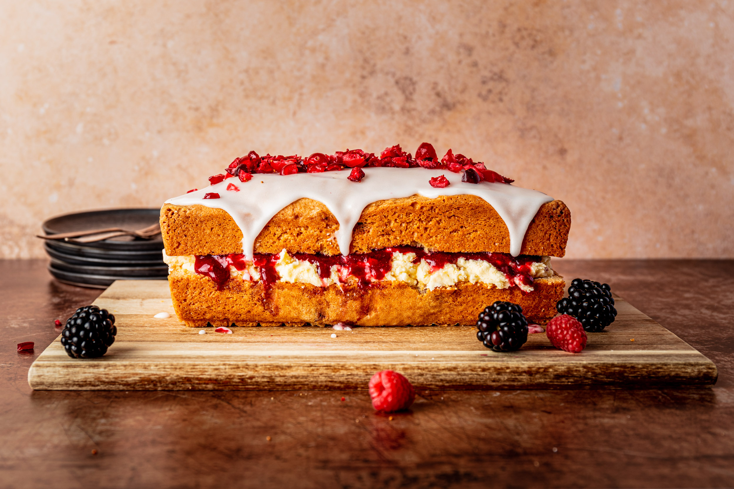 Kersencake met vanille frosting - Koopmans - Koopmans.com Kersencake met vanille frosting - Koopmans - Koopmans.com