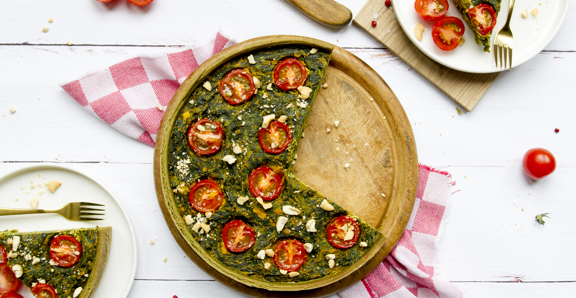 Vegan groentetaart
