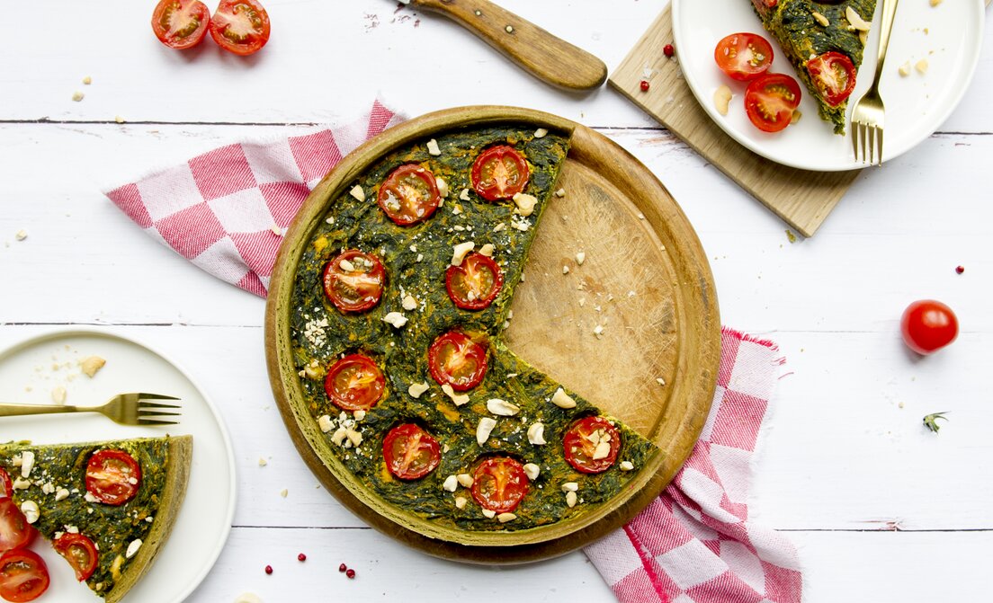 Vegan groentetaart