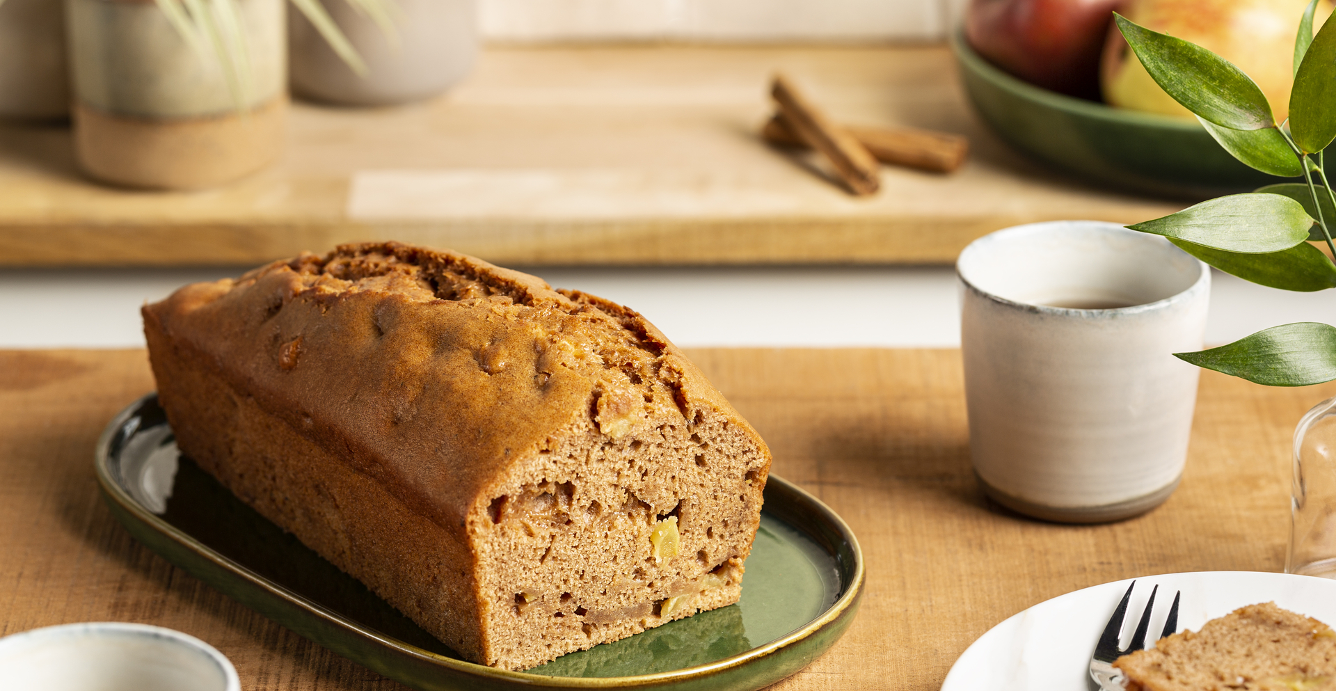 Vegan appel kaneel cake