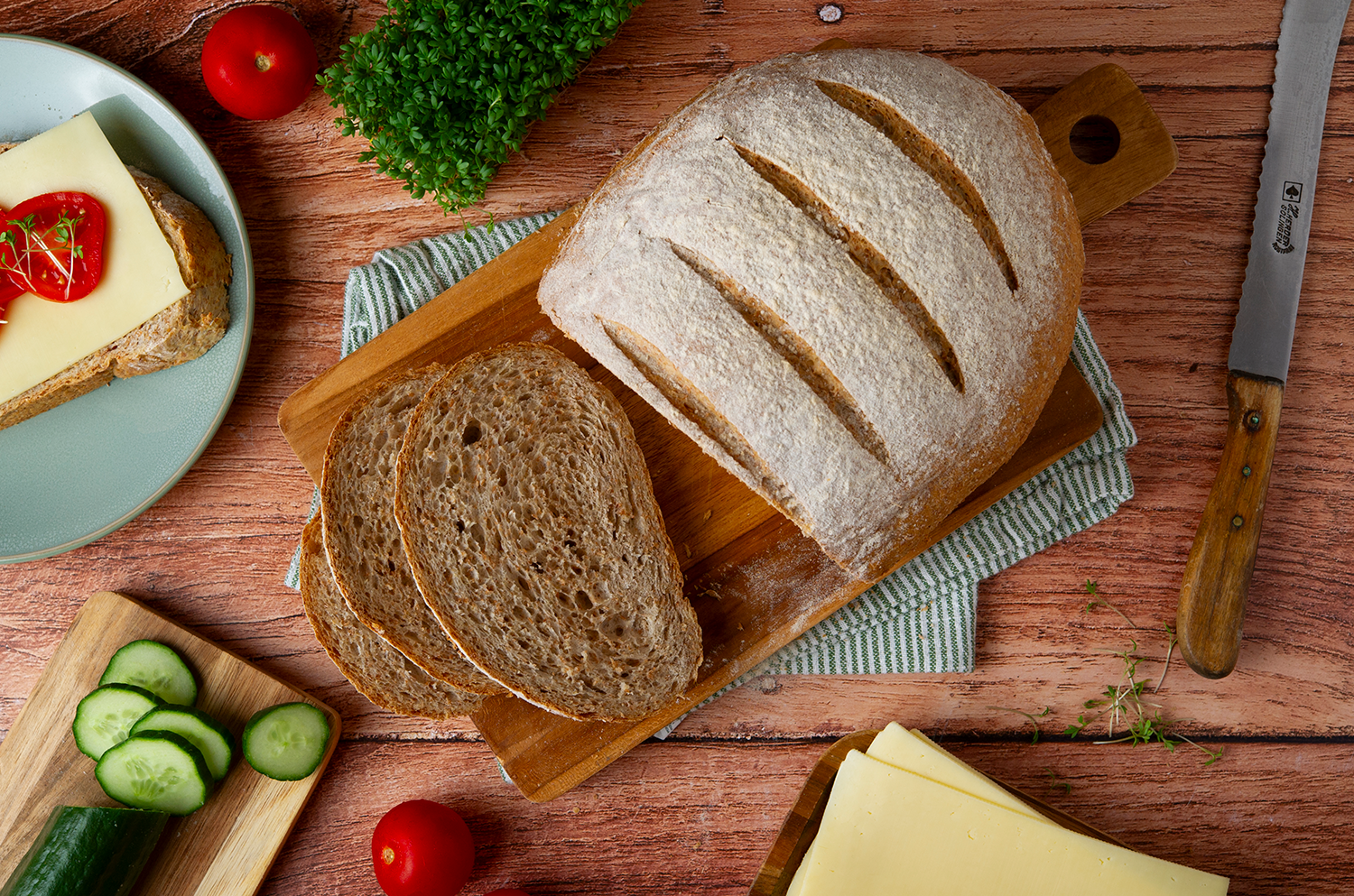 Volkoren plaatbrood