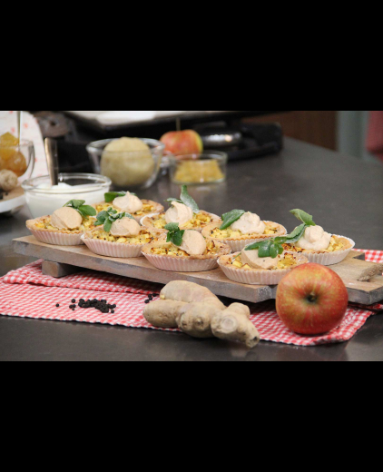 Winters toetje: appeltaartjes met gember en kaneel van Danna