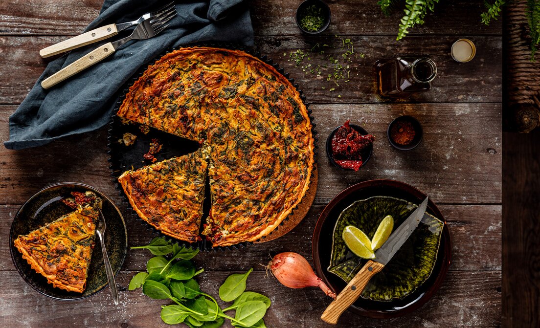 Vegan quiche
