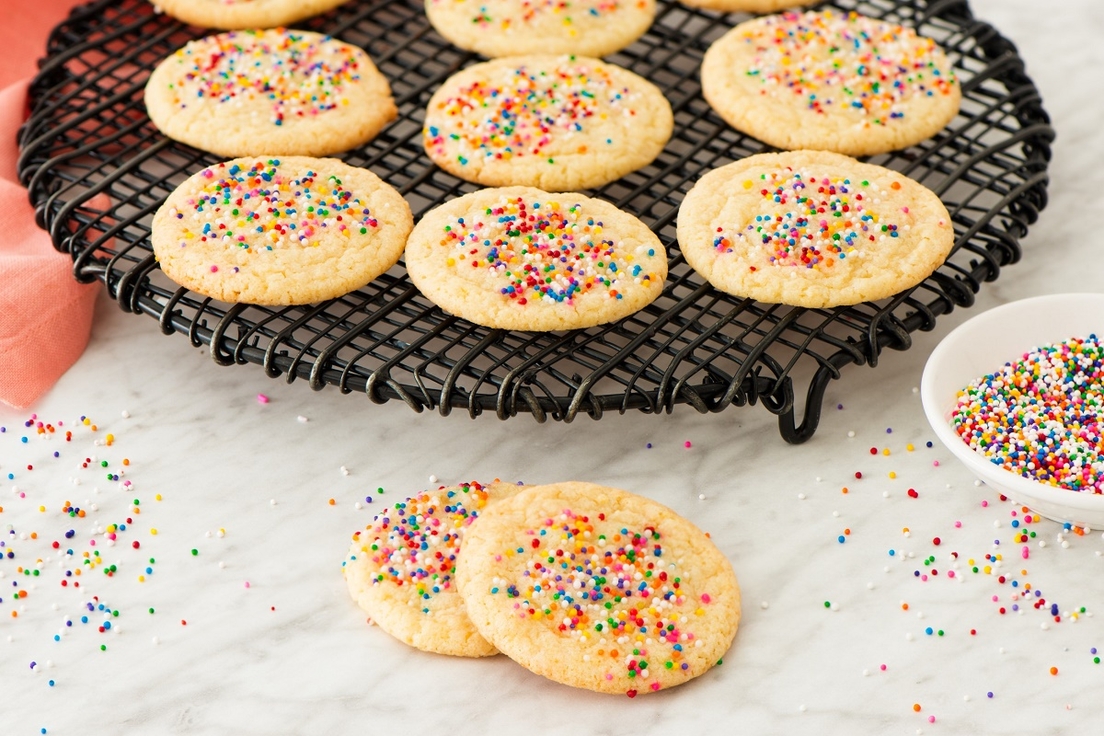 Zandkoekjes met discodip