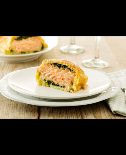 Zalm in bladerdeeg