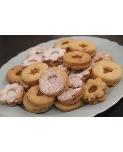 Zandkoekjes met chocolade en karamel van Danna