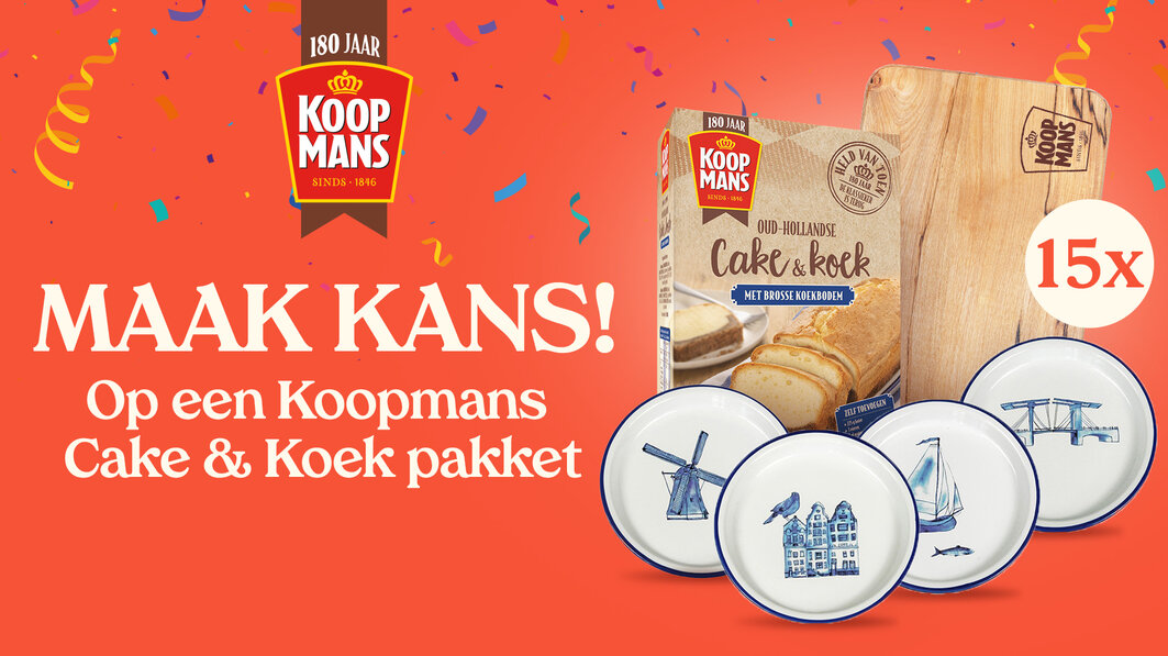 Dit jaar viert Koopmans haar 180e verjaardag, en wie jarig is trakteert!