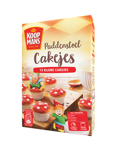 Paddenstoel Cakejes