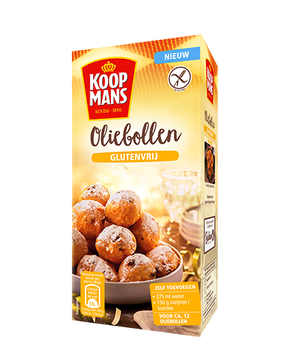 Uitdrukkelijk aardappel Glimp Glutenvrije oliebollenmix - Koopmans - Koopmans.com