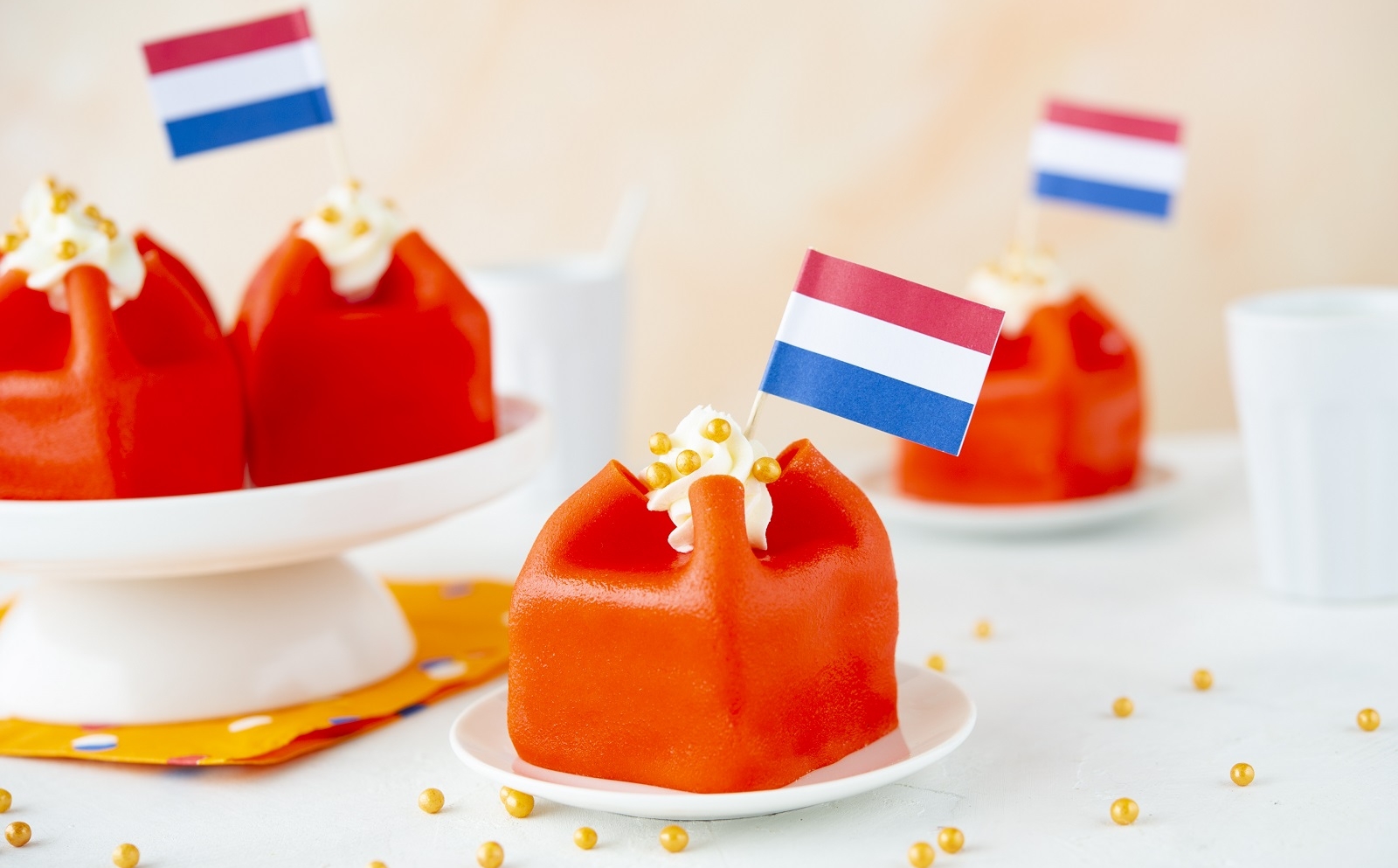 Oranje kasteeltjes