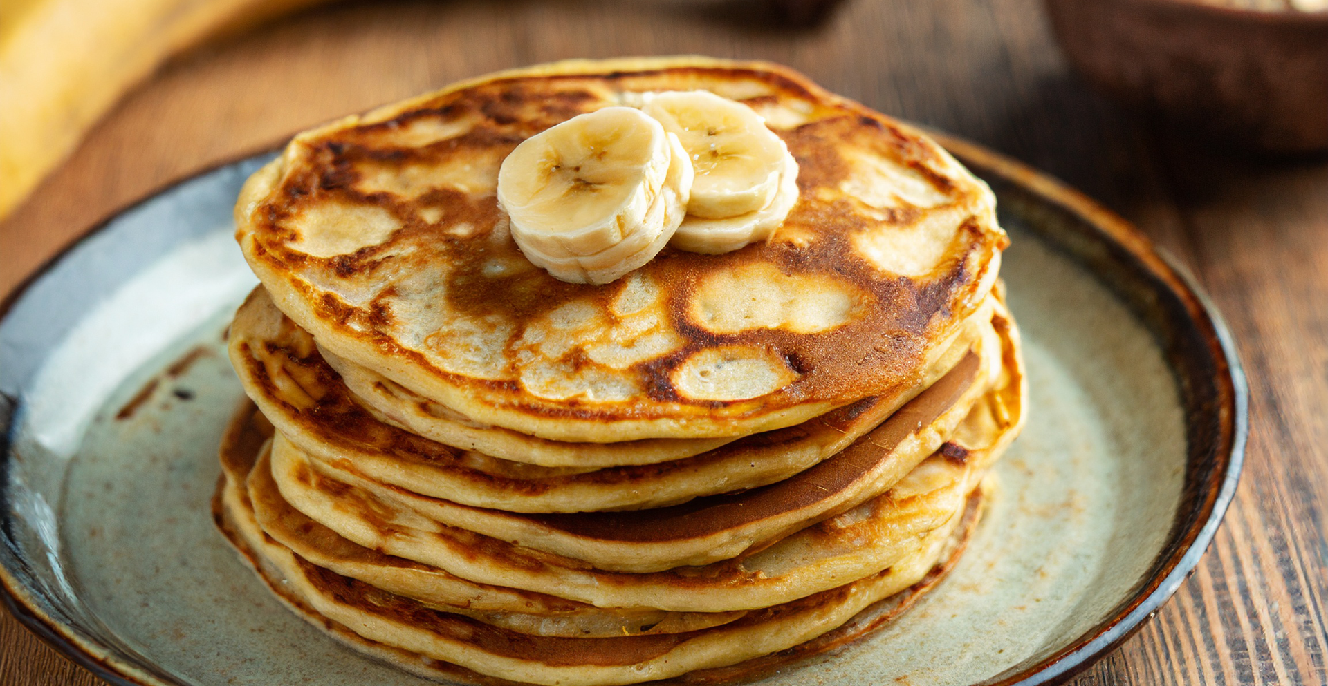 Havermout banaan pannenkoek