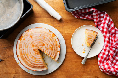 Sinaasappelcake met frosting