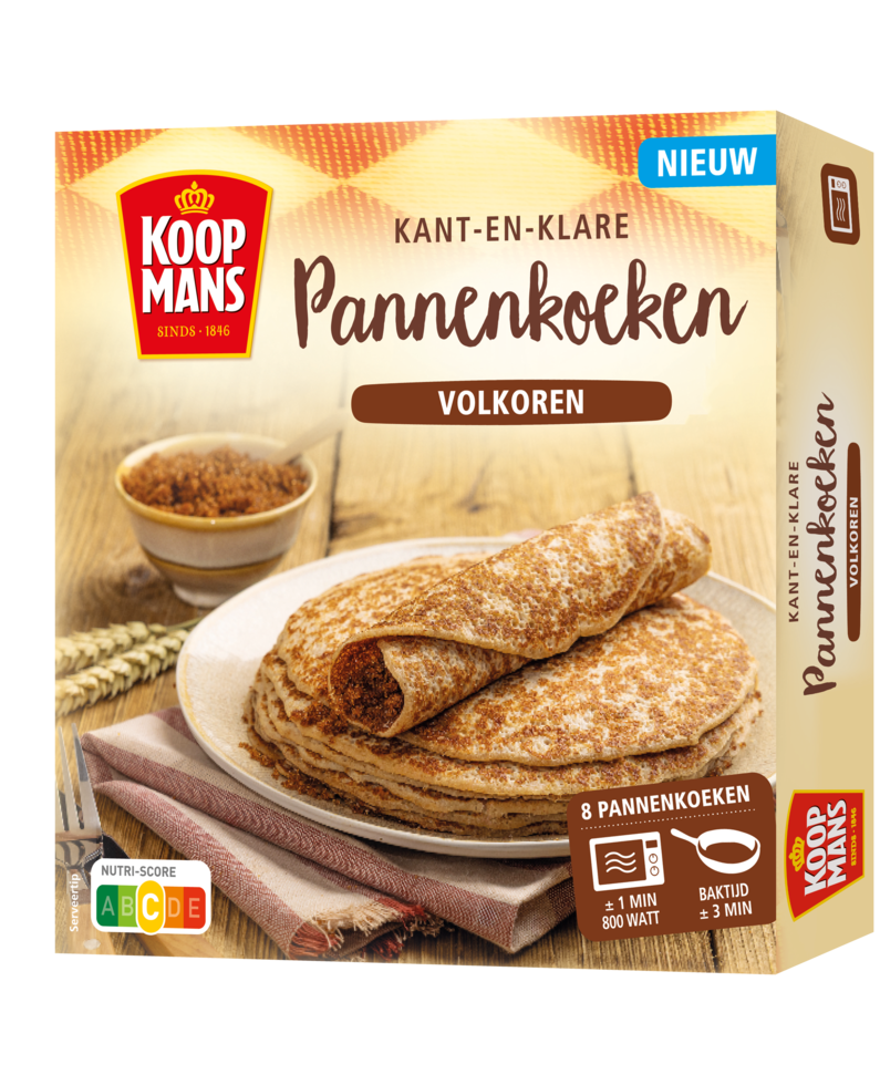 Kant-en-klare Pannenkoeken Volkoren