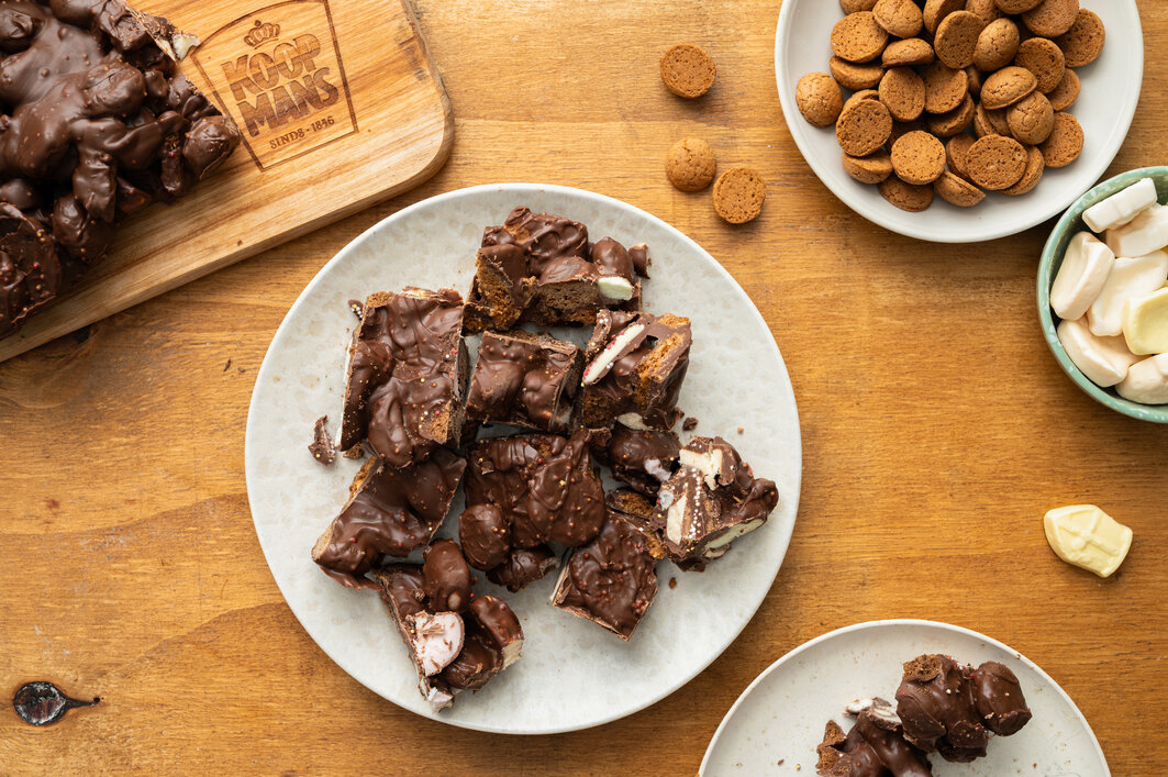 Rocky Road met kruidnoten