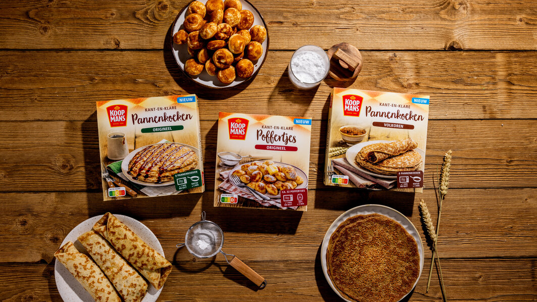 Pannenkoeken met rood fruit en mascarpone