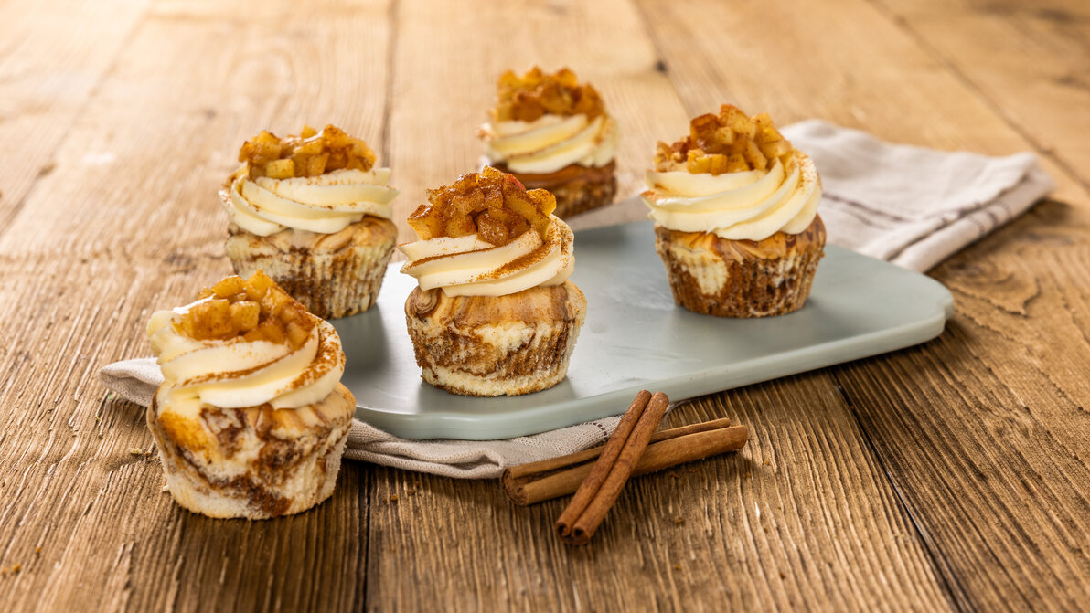 Appelkaneel kwarkmuffins