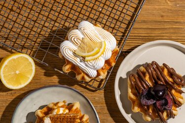 Kant-en-klare Lemon meringue wafels