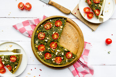Vegan groentetaart