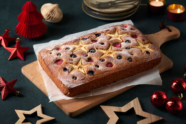 Bananenmeel plaatcake